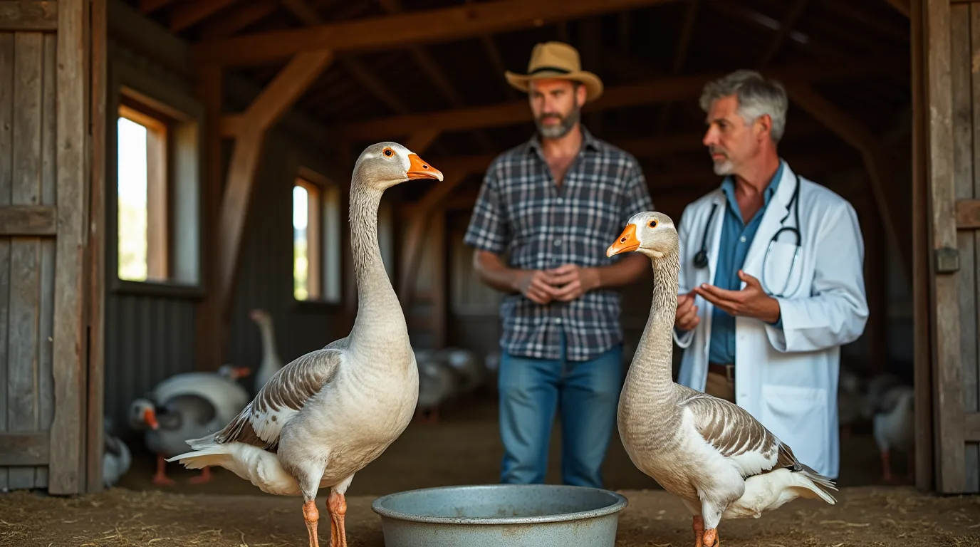 Ammonia Poisoning in Geese