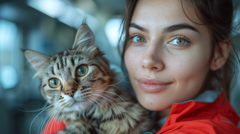Cat showing signs of poisoning requiring immediate emergency veterinary treatment
