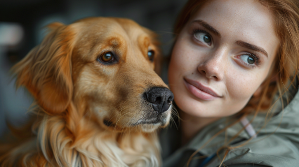 Dog displaying neurological symptoms and confusion from leptospirosis in dogs infection