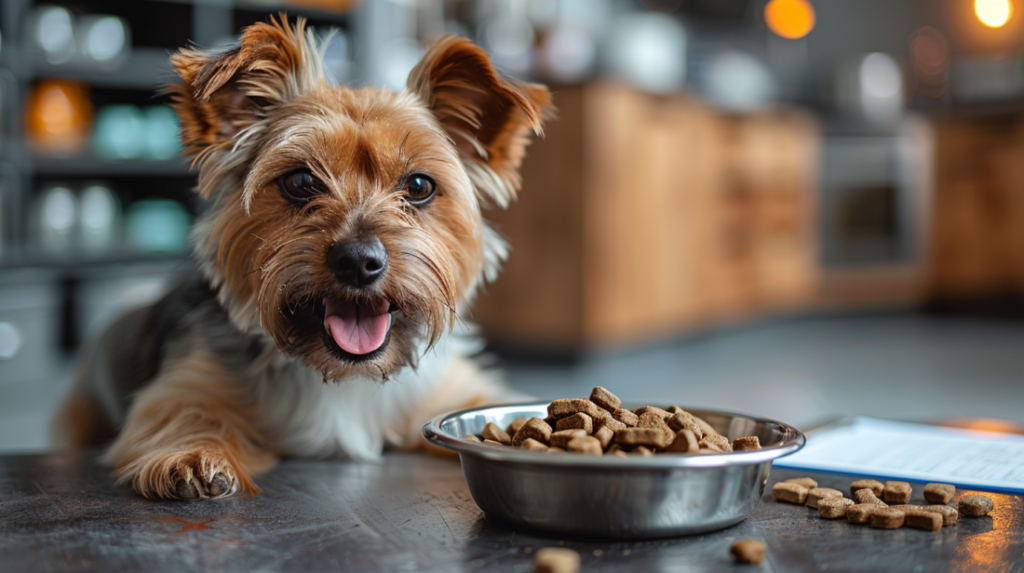 Thin dog eating normally but losing weight from intestinal worms in dogs