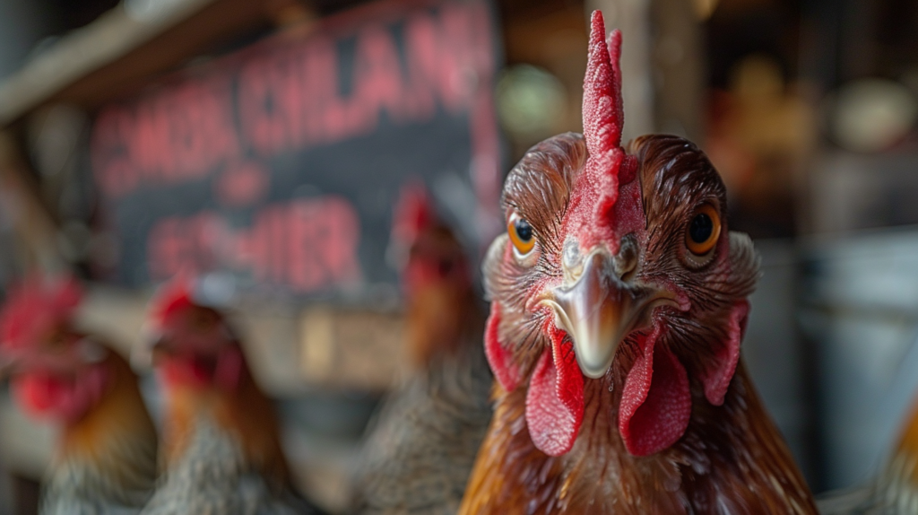 Avian influenza warning signs and diagnostic procedures showing bird flu symptoms and biosafety measures