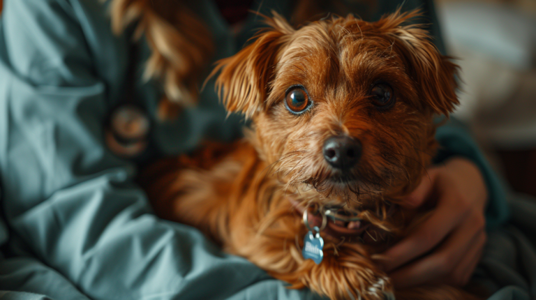 Compassionate veterinary end-of-life care setting showing peaceful and dignified pet comfort services