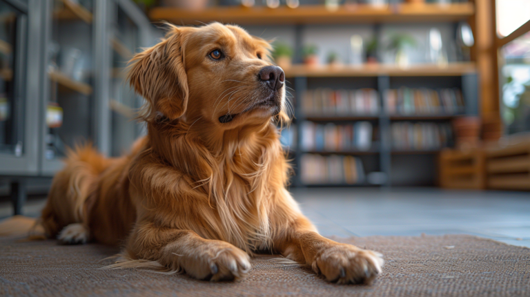 Veterinary behavioral consultation showing professional examination of dog behavior and scientific approach to canine psychology