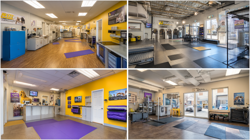 Dog obedience classes near me showing five professional training facilities for local pet owner comparison