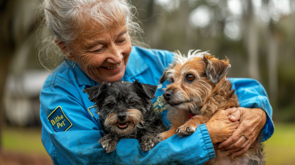 First Coast No More Homeless Pets rescue activities showing volunteer work and inspiring ways they help animals