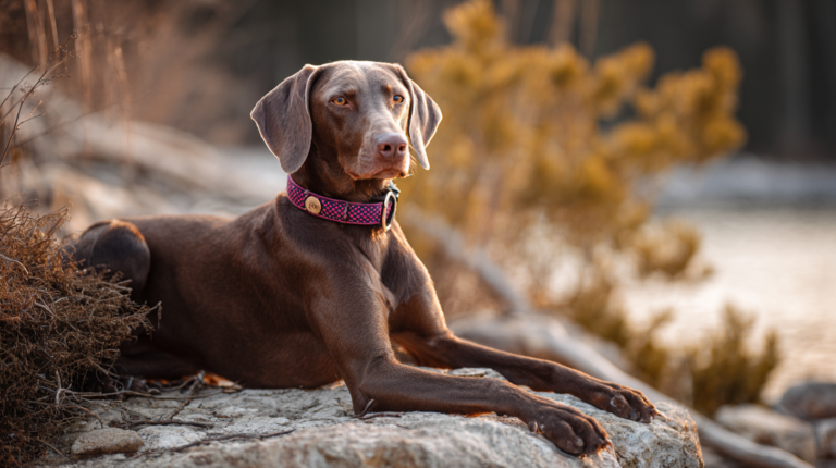 Fashionable dog wearing stylish designer collar showing irresistible appeal and perfect fit for pet fashion
