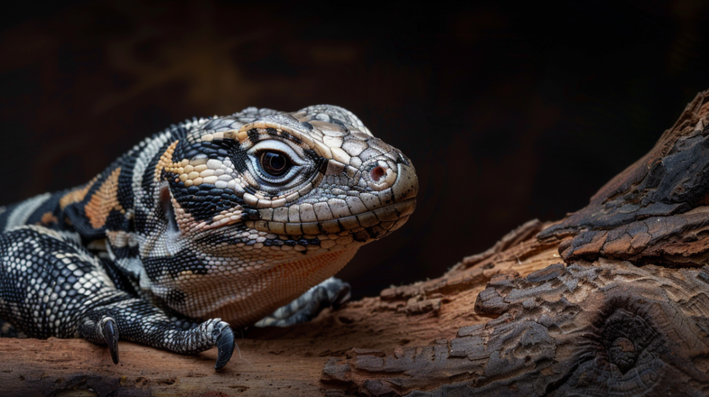 Argentine Black and White Tegu (Salvator merianae)
