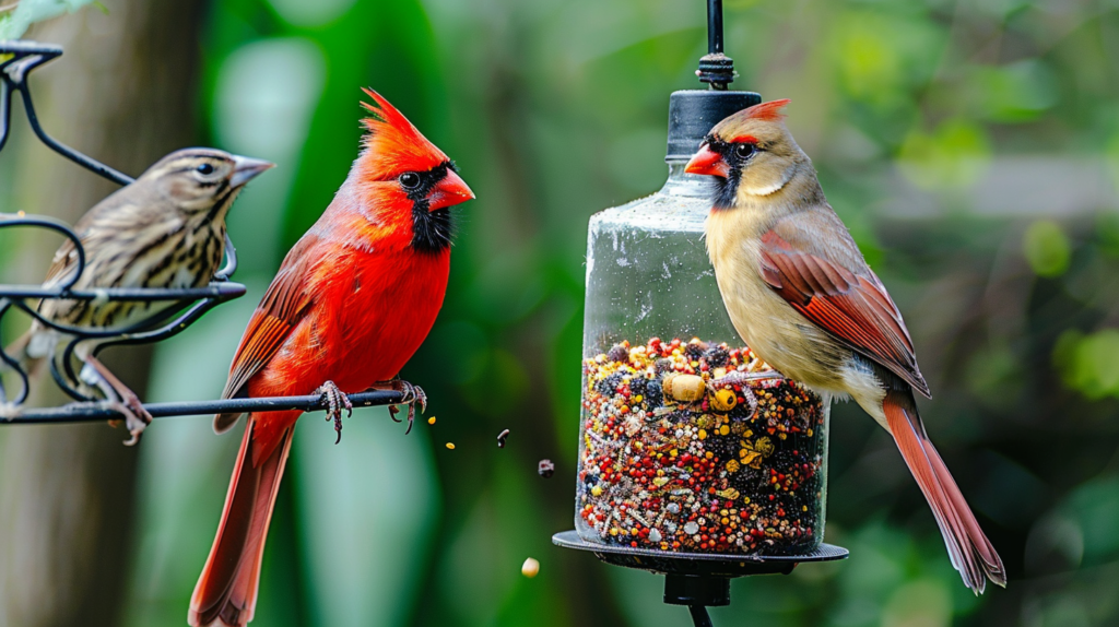 Attract Birds with Feeders