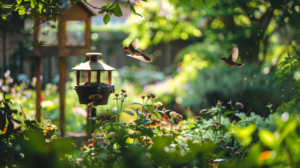 Attract Birds with Feeders