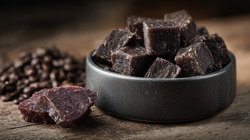 Homemade beef liver dog training treats