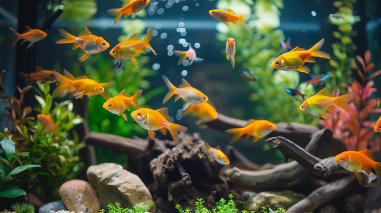 Budget Aquarium Decor