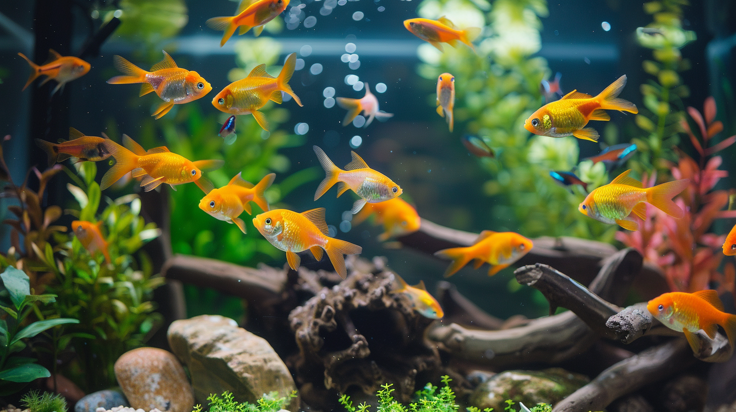 Budget Aquarium Decor