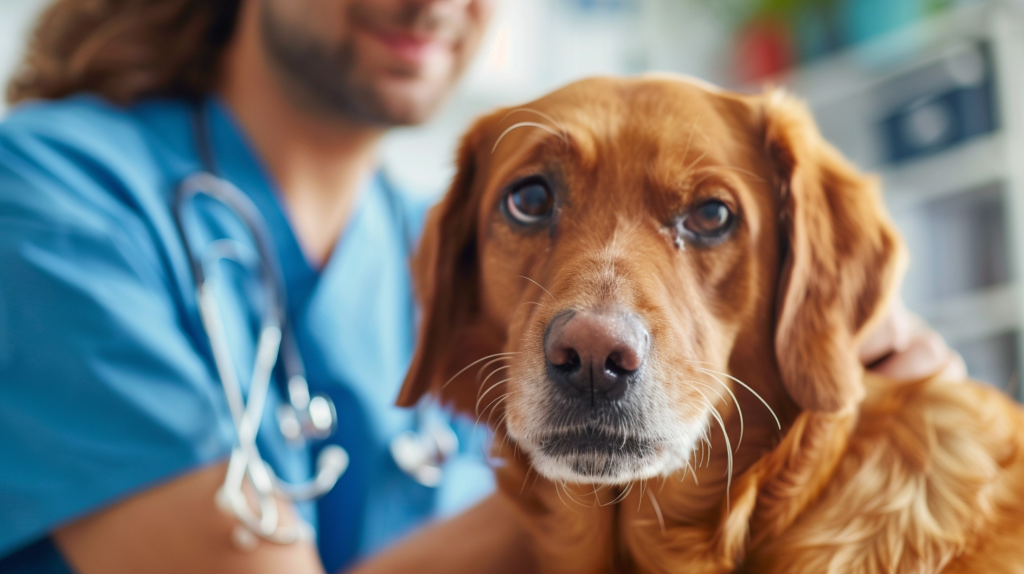 Veterinary consultation for pet stress showing when home remedies aren't enough and professional anxiety treatment is needed