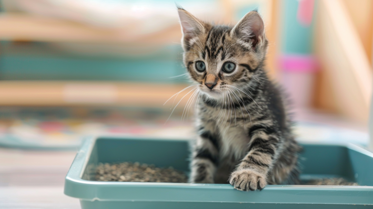 Cat Litter Training