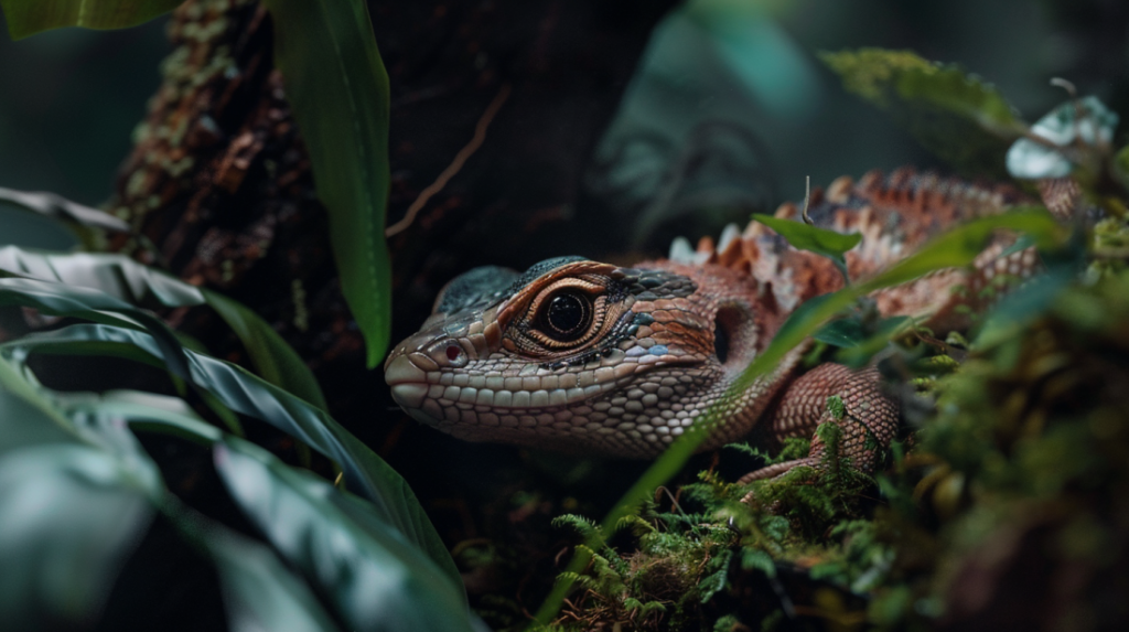 Crocodile Skink (Tribolonotus gracilis)