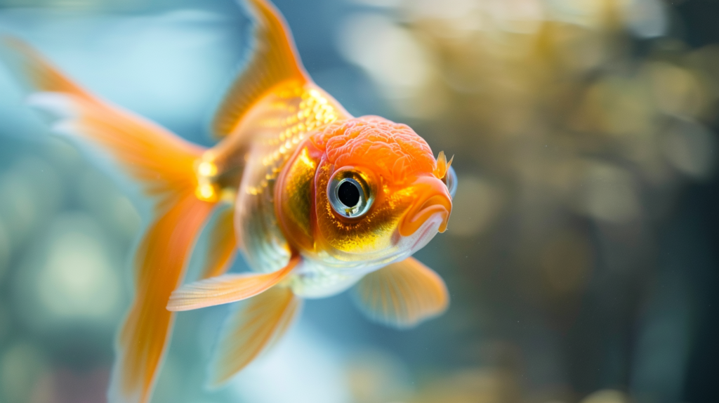 Goldfish Hand Feeding