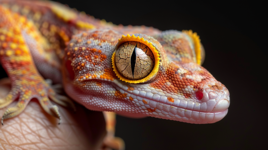 Male leopard gecko hemipenal bulges showing definitive gender identification feature