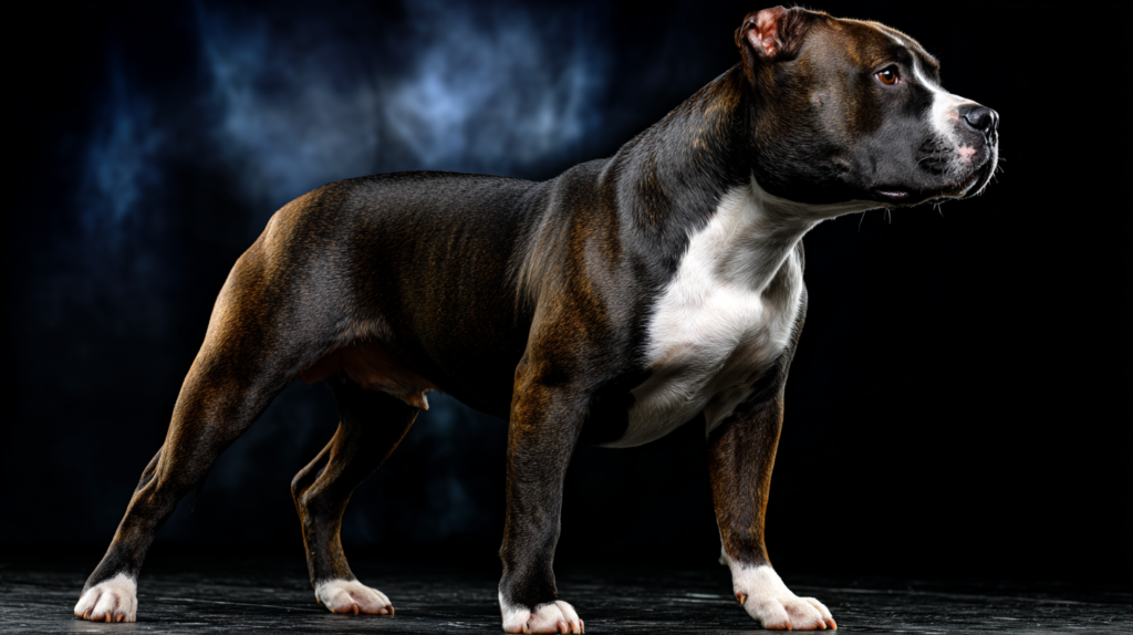 Pocket Bully dog demonstrating compact size and muscular physical characteristics