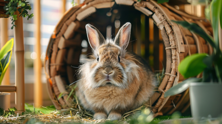 Rabbit Hideout DIY .