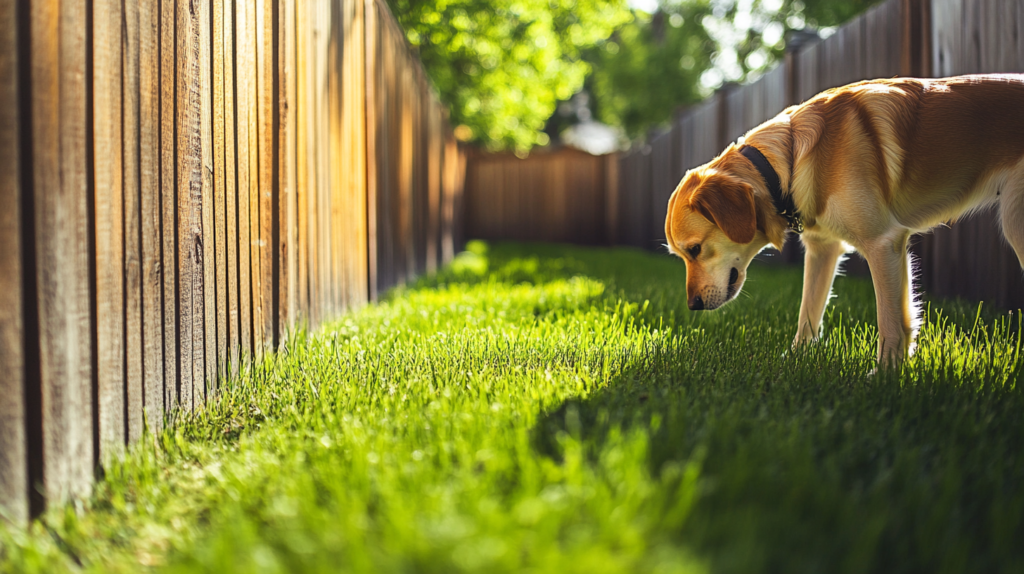 Professional installation of secure pet fencing creating safe boundaries as foundation of outdoor pet safety