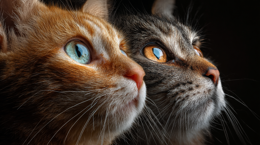 Are cats color blind age comparison showing vision changes in senior felines