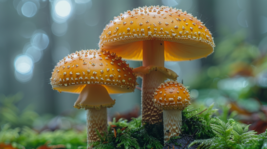 Death Cap Mushrooms (Amanita phalloides)
