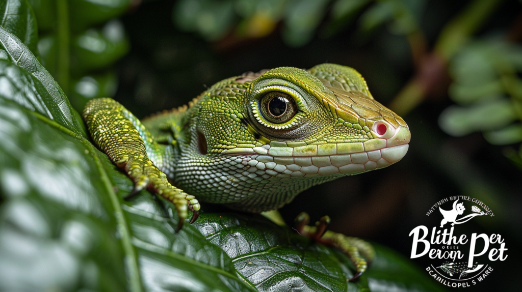 Green Anole feeding schedule and nutrition guide showing dietary requirements, supplements, and portion sizes